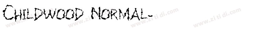 Childwood Normal字体转换